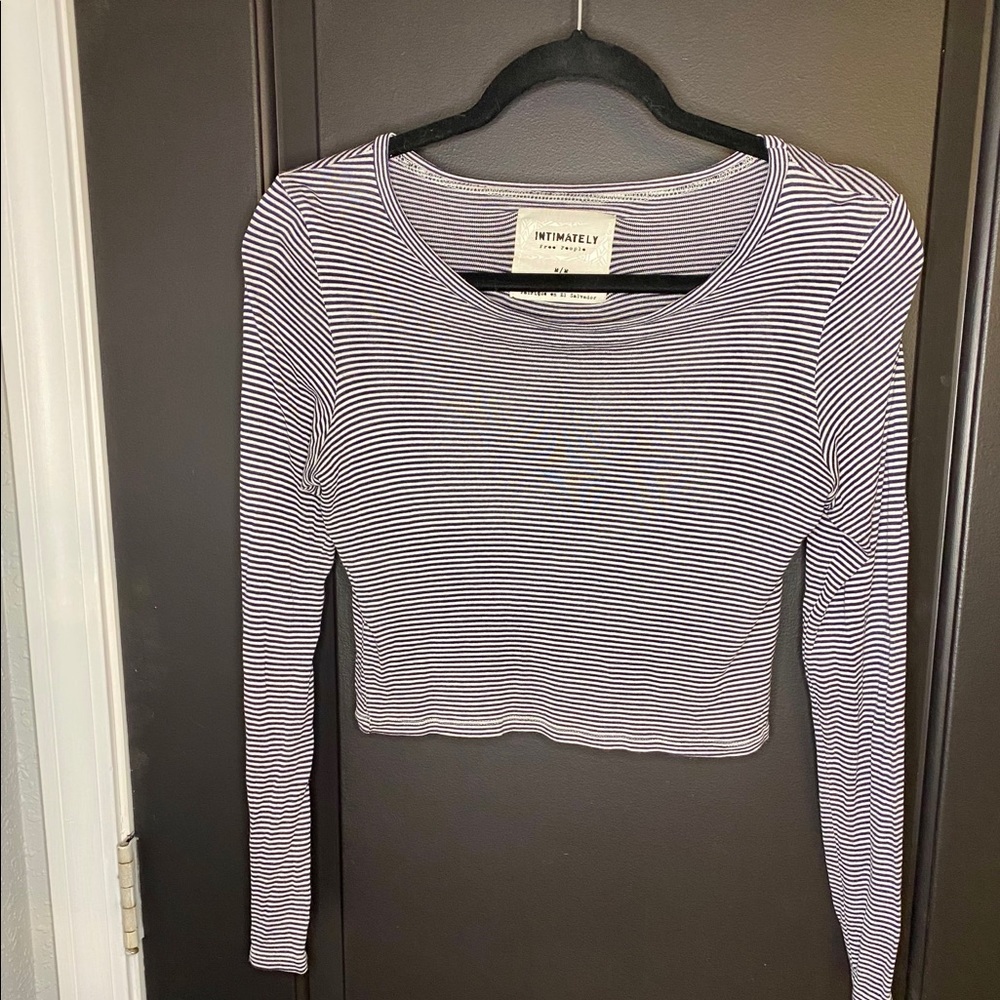 Striped crop top